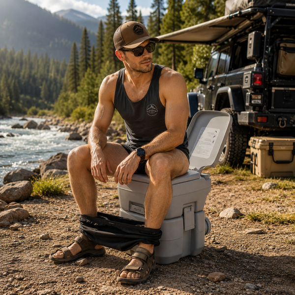Portable Folding Toilet System