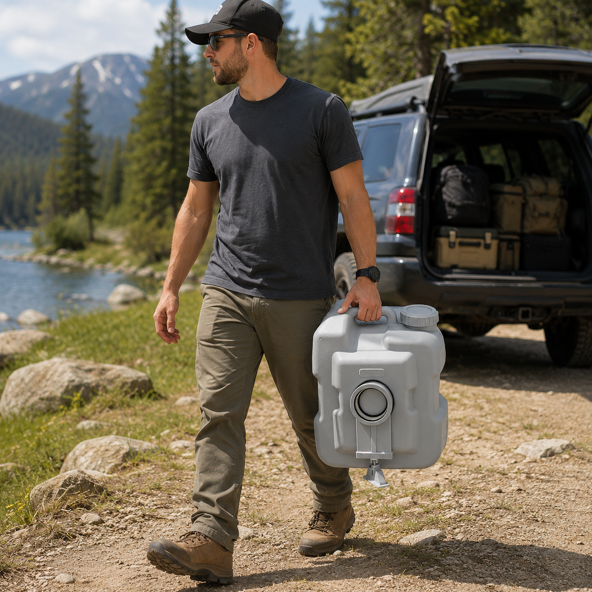 Portable Folding Toilet System